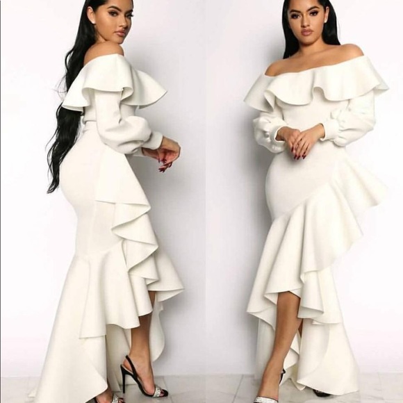 Dresses & Skirts - Off the shoulder evening gown